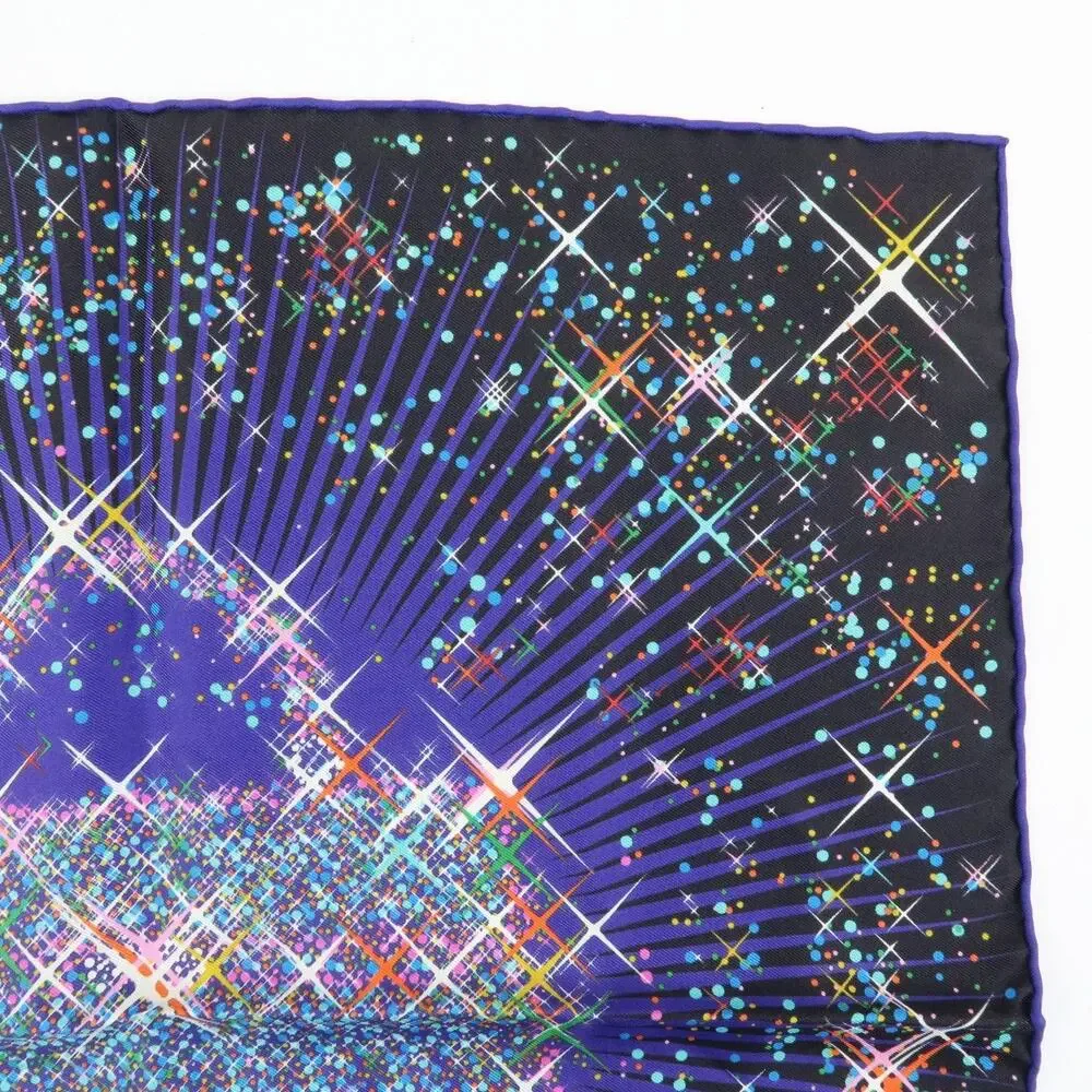 Hermes Carre 42 Magic Kelly Silk Scarf Multicolor